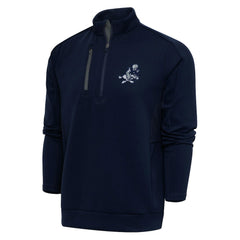 Dallas Cowboys Adult Throwback Logo Generation Quarter-Zip Pullover Top - Navy - NFL
