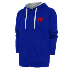 Buffalo Bills Adult Throwback Logo Victory Full-Zip Hoodie - Royal - NFL