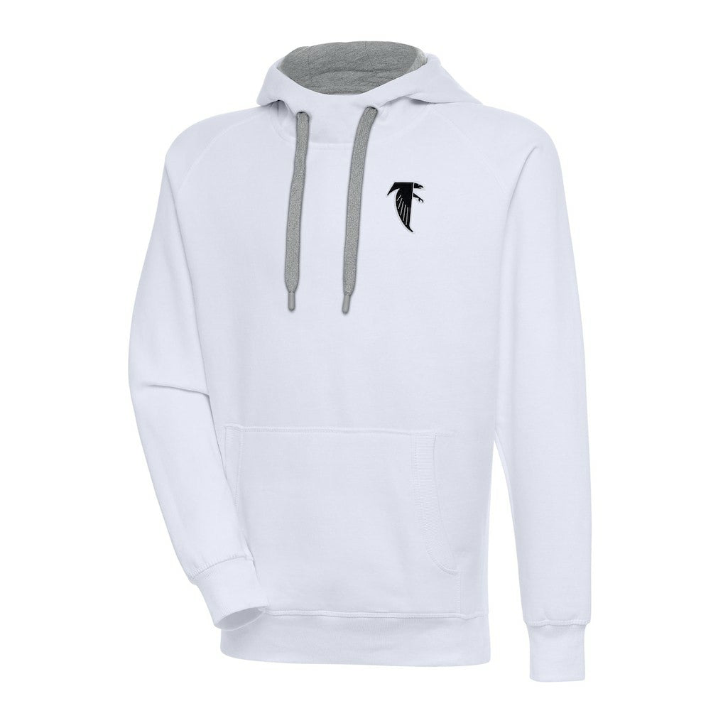 Atlanta Falcons Adult Throwback Logo Victory Pullover Hoodie - White - NFL