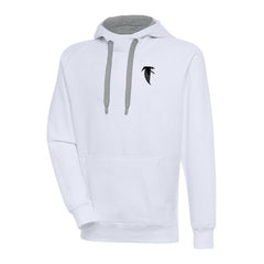 Atlanta Falcons Adult Throwback Logo Victory Pullover Hoodie - White - NFL