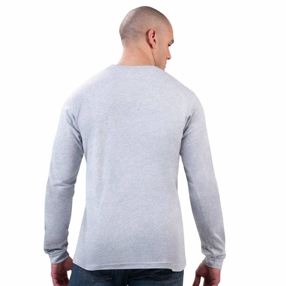 Detroit Lions Starter Logo Graphic Long Sleeve T-Shirt - Gray - NFL