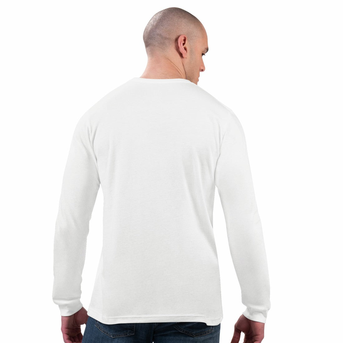 Detroit Lions Starter Logo Graphic Long Sleeve T-Shirt - White - NFL