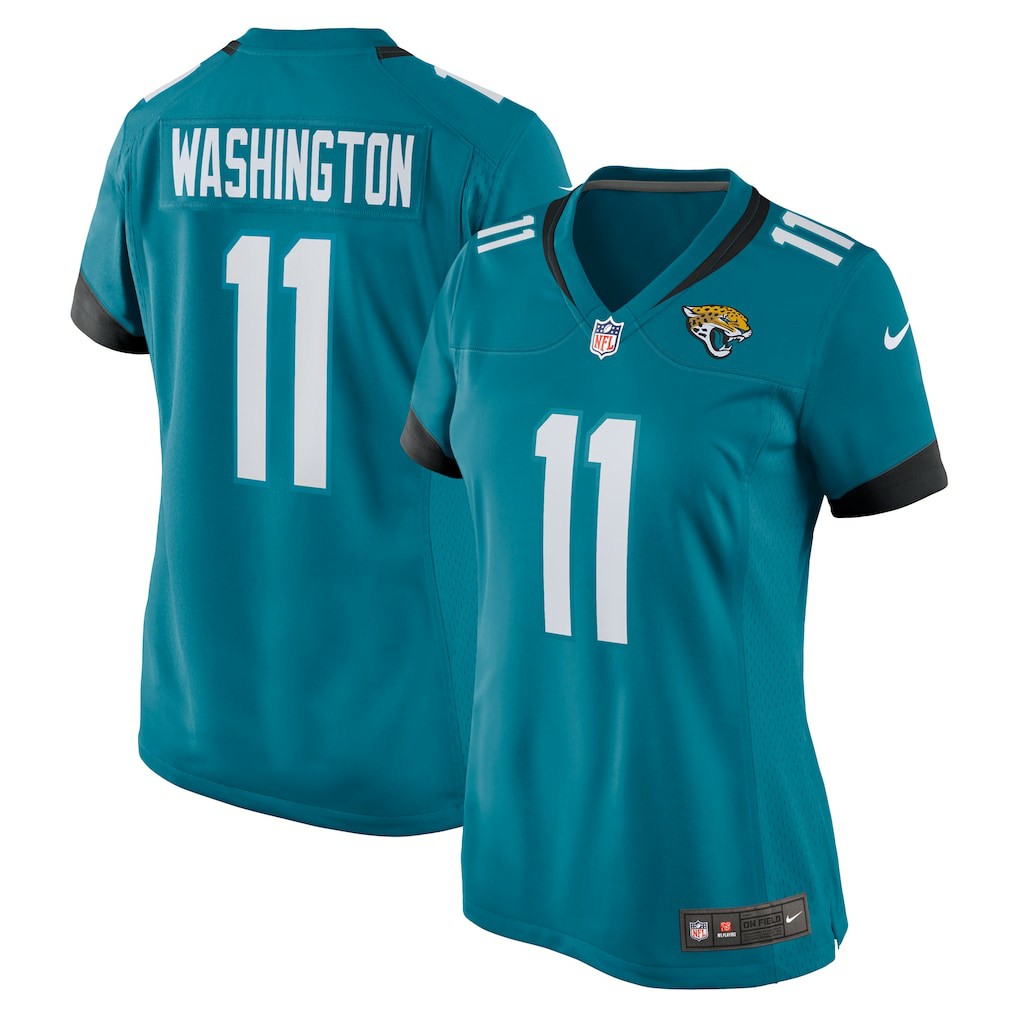 Parker Washington Jacksonville Jaguars Women's Team Game Jersey - Teal - Nike