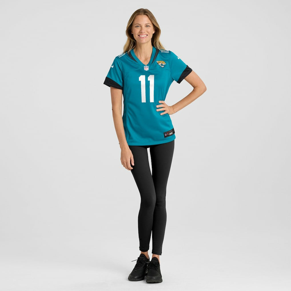Parker Washington Jacksonville Jaguars Women's Team Game Jersey - Teal - Nike