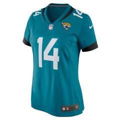 Elijah Cooks Jacksonville Jaguars Women's Team Game Jersey - Teal - Nike