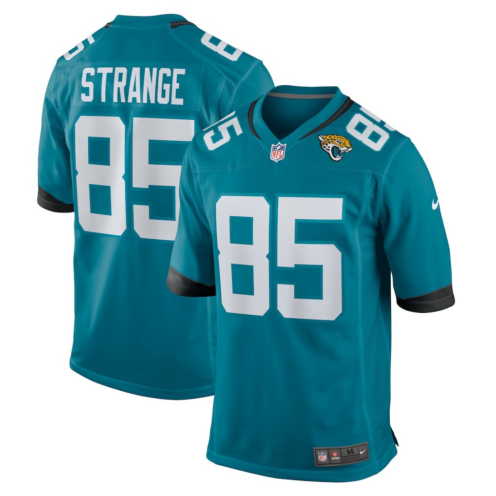 Brenton Strange Jacksonville Jaguars Team Game Jersey - Teal - Nike