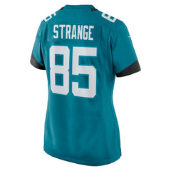 Brenton Strange Jacksonville Jaguars Women's Team Game Jersey - Teal - Nike