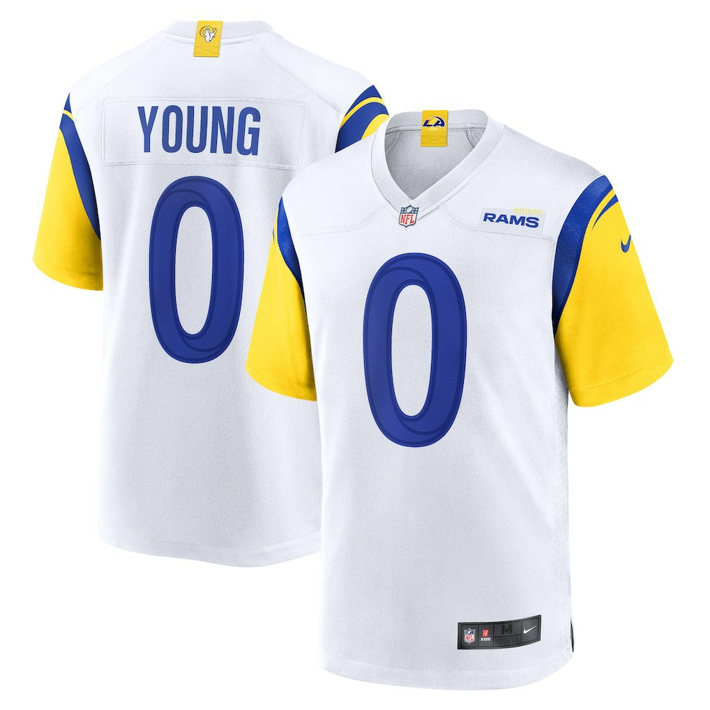 Byron Young Los Angeles Rams Team Game Jersey - White - Nike