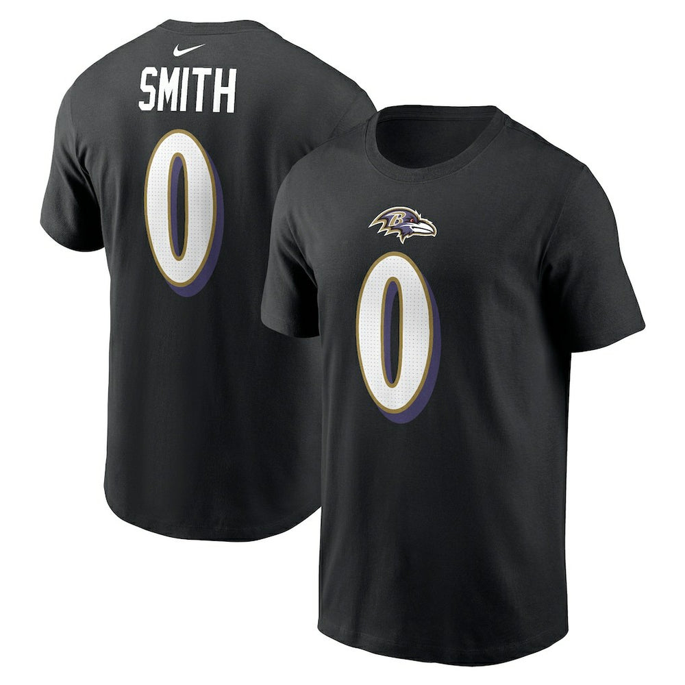Roquan Smith Baltimore Ravens Player Name & Number T-Shirt - Black - Nike