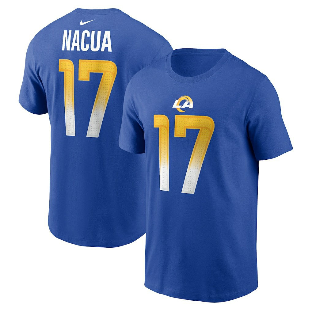 Puka Nacua Los Angeles Rams Player Name & Number T-Shirt - Royal - Nike