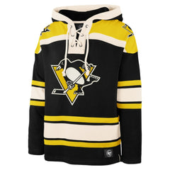 Pittsburgh Penguins '47 Big & Tall Superior Lacer Pullover Hoodie - Black | 47 brand near me