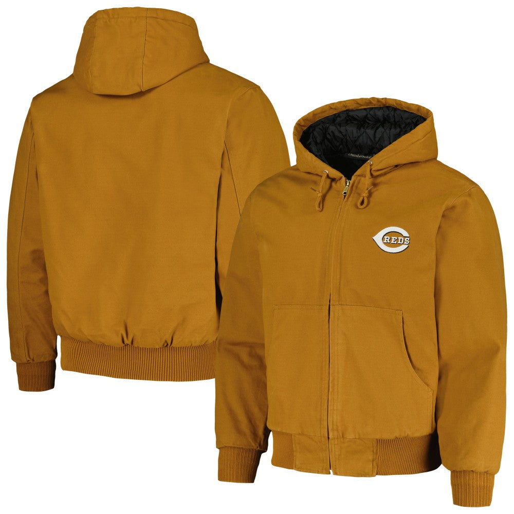 Cincinnati Reds Dunbrooke Dakota Work Full-Zip Hoodie Jacket for sale