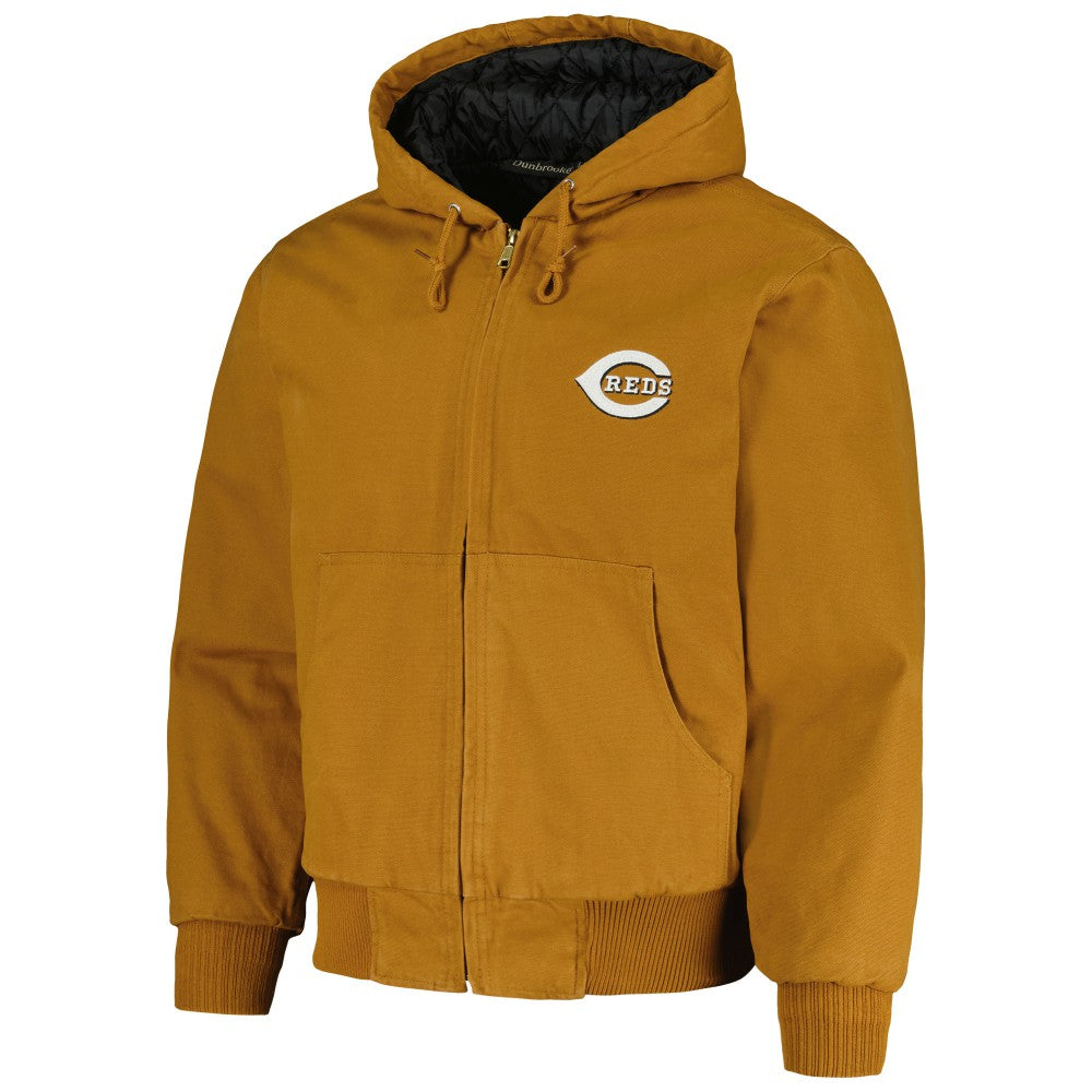 Cincinnati Reds Dunbrooke Dakota Work Full-Zip Hoodie Jacket for sale