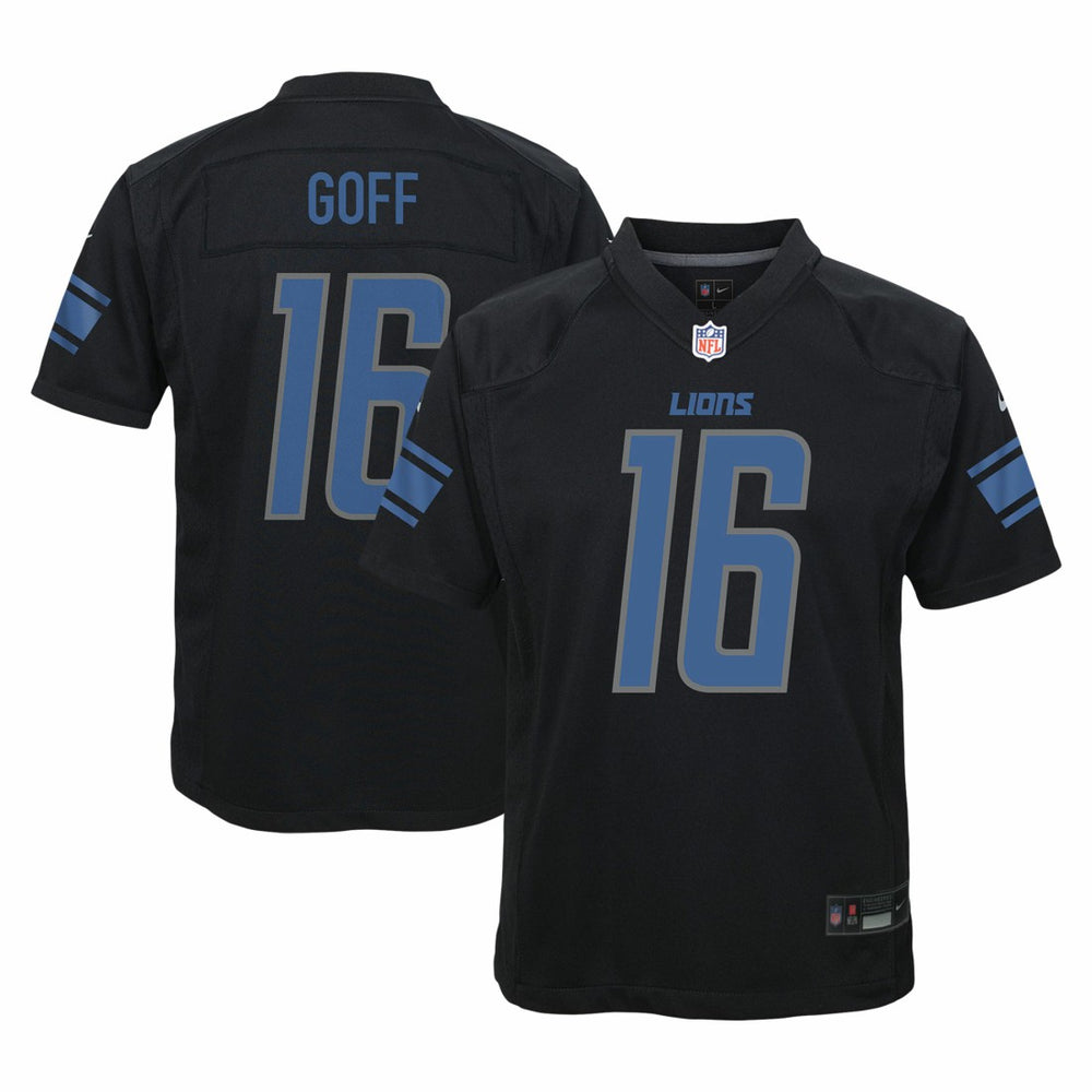 Jared Goff Detroit Lions Youth Game Jersey - Black - Nike