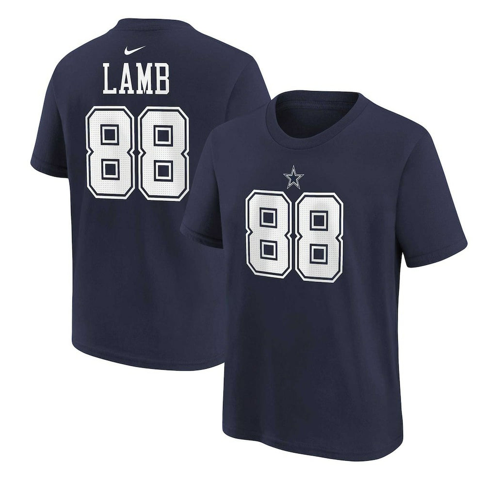 CeeDee Lamb Dallas Cowboys Preschool Player Name & Number T-Shirt - Navy - Nike