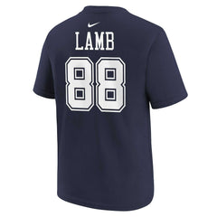 CeeDee Lamb Dallas Cowboys Preschool Player Name & Number T-Shirt - Navy - Nike