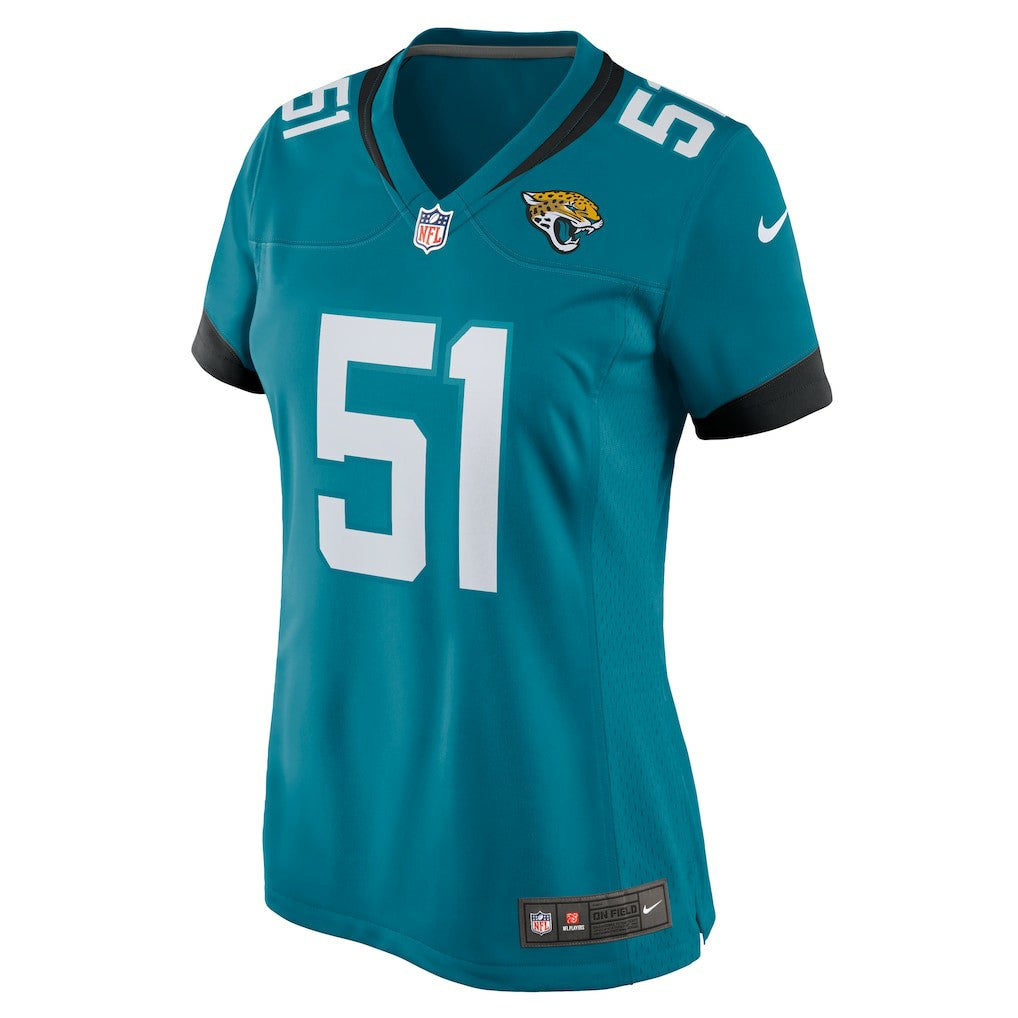Ventrell Miller Jacksonville Jaguars Women's Game Jersey - Teal - Nike