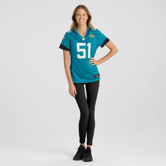 Ventrell Miller Jacksonville Jaguars Women's Game Jersey - Teal - Nike