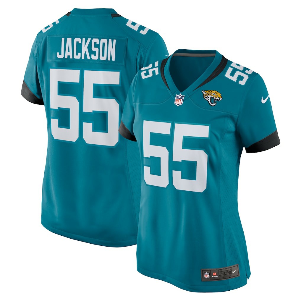 Dequan Jackson Jacksonville Jaguars Women's Game Jersey - Teal - Nike