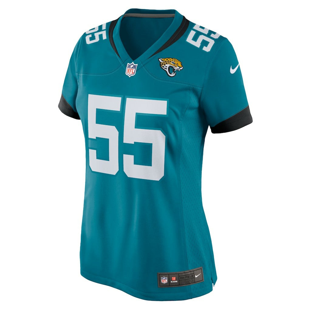 Dequan Jackson Jacksonville Jaguars Women's Game Jersey - Teal - Nike