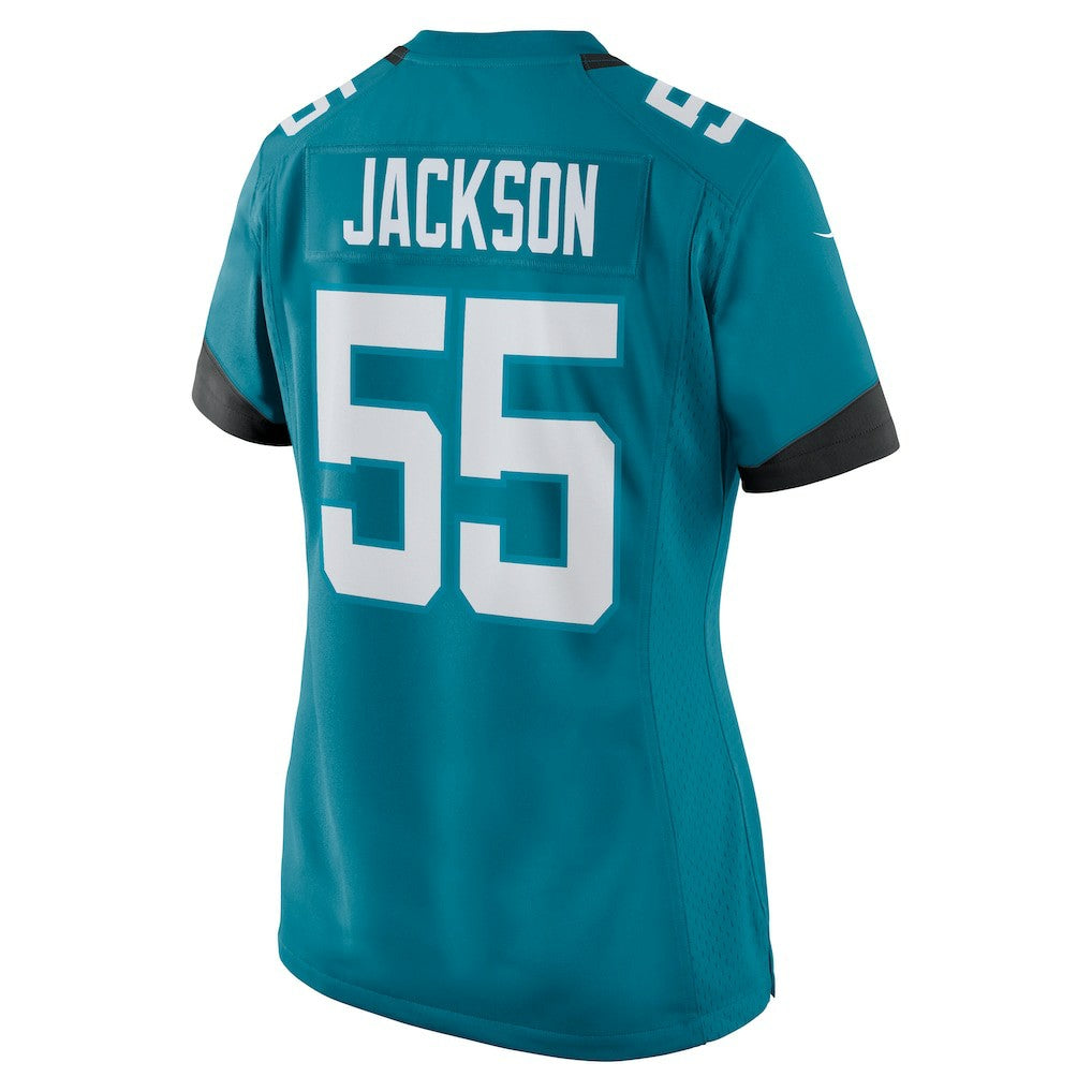 Dequan Jackson Jacksonville Jaguars Women's Game Jersey - Teal - Nike