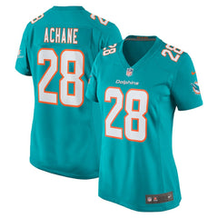 Devon Achane Miami Dolphins Women's Player Game Jersey - Aqua - Nike