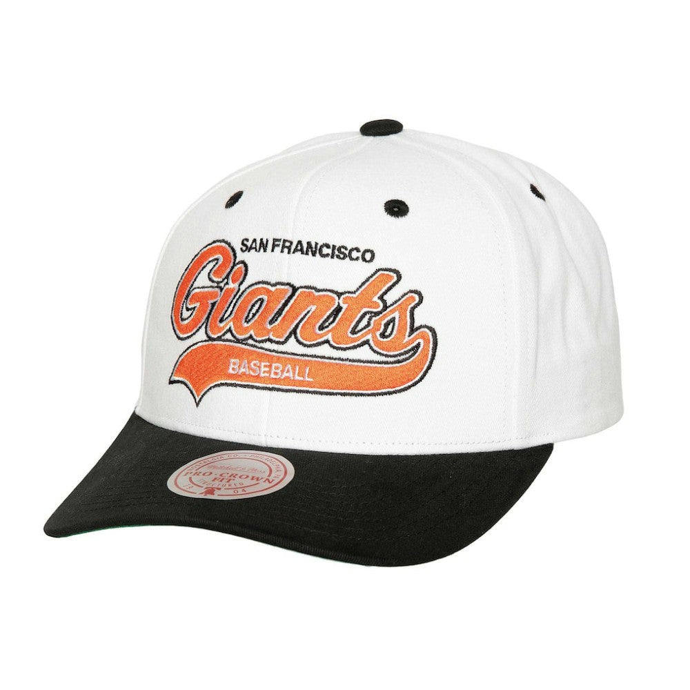 San Francisco Giants Mitchell & Ness Cooperstown Collection Tail Sweep Pro Snapback Hat Discount