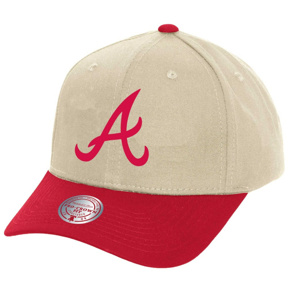 Atlanta Braves Mitchell & Ness Pro Crown Adjustable Hat for sale