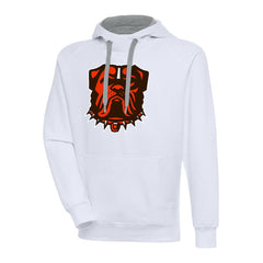 Cleveland Browns Antigua Victory Pullover Hoodie - White - NFL