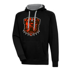 Cleveland Browns Antigua Victory Pullover Hoodie - Black - NFL