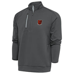Cleveland Browns Antigua Generation Quarter-Zip Pullover Top - Pewter - NFL