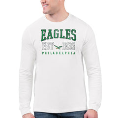 Philadelphia Eagles Starter Retro Long Sleeve T-Shirt - White - NFL