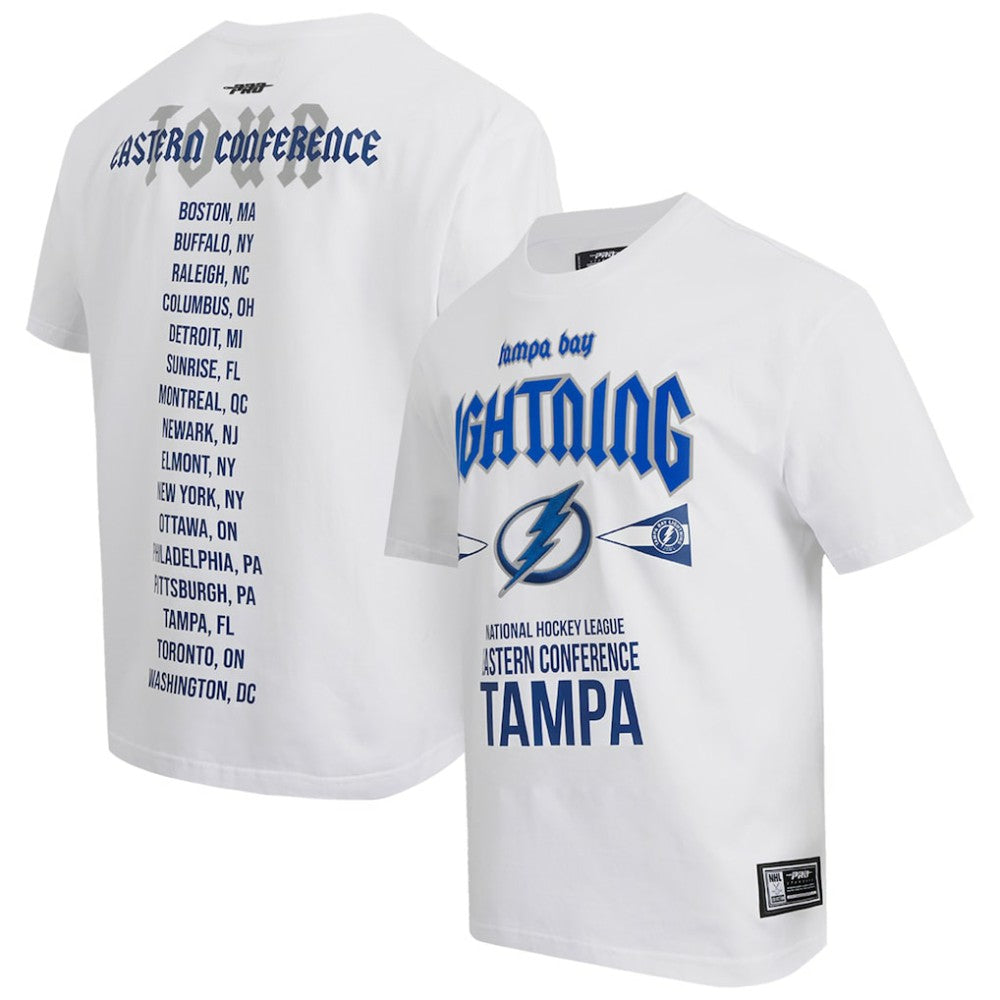 Tampa Bay Lightning Pro Standard City Tour T-Shirt - White | NHL Clearance
