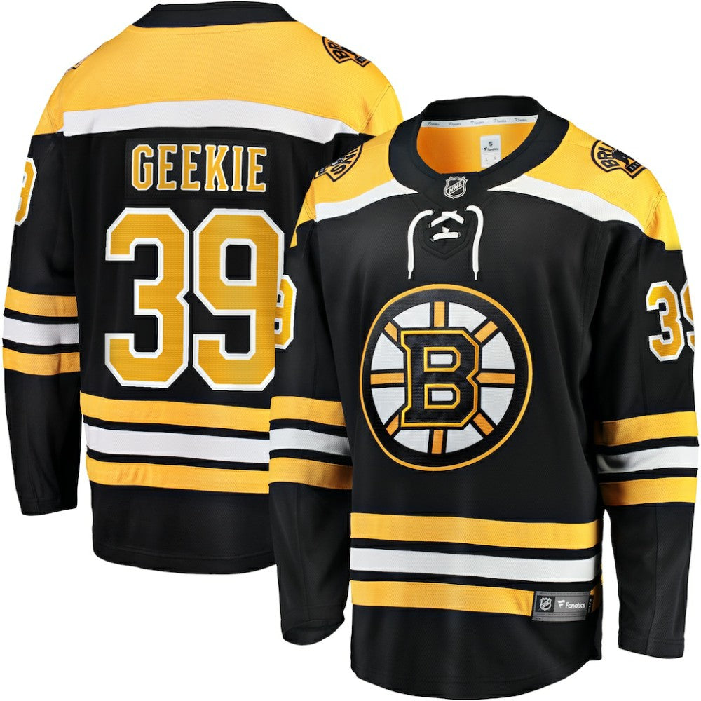 Morgan Geekie Boston Bruins Fanatics Home Breakaway Jersey - Black | Fanatics discount