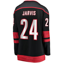 Seth Jarvis Carolina Hurricanes Fanatics Women's Home Breakaway Player Jersey - Black | Fanatics sale