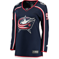 Kent Johnson Columbus Blue Jackets Fanatics Women's Home Breakaway Player Jersey - Navy | Fanatics on sale