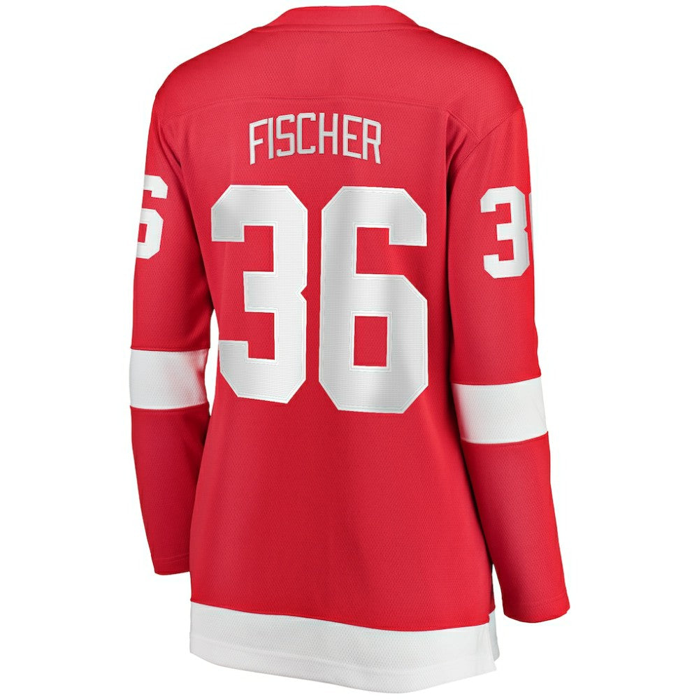 Christian Fischer Detroit Red Wings Fanatics Women's Home Breakaway Player Jersey - Red | Fanatics Clearance