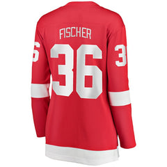 Christian Fischer Detroit Red Wings Fanatics Women's Home Breakaway Player Jersey - Red | Fanatics Clearance