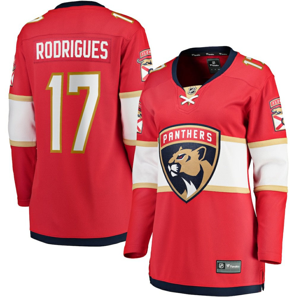 Evan Rodrigues Florida Panthers Fanatics Women's Home Breakaway Player Jersey - Red | Fanatics sale