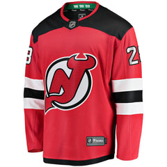 Timo Meier New Jersey Devils Fanatics Home Breakaway Jersey - Red | Fanatics Clearance