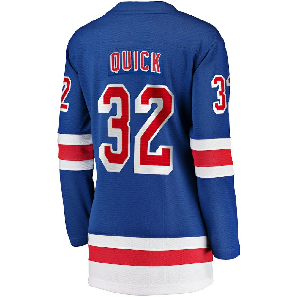 Jonathan Quick New York Rangers Fanatics Women's Home Breakaway Player Jersey - Blue | Fanatics Lifestyle