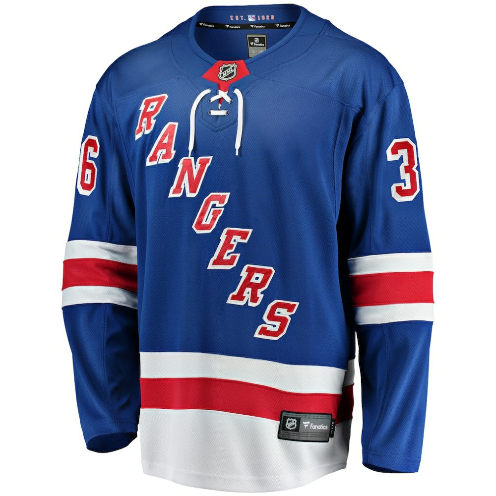 Anton Blidh New York Rangers Fanatics Home Breakaway Jersey - Blue | Fanatics Lifestyle