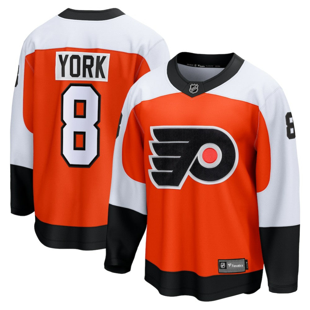 Cam York Philadelphia Flyers Fanatics Home Breakaway Jersey - Orange | Fanatics Clearance