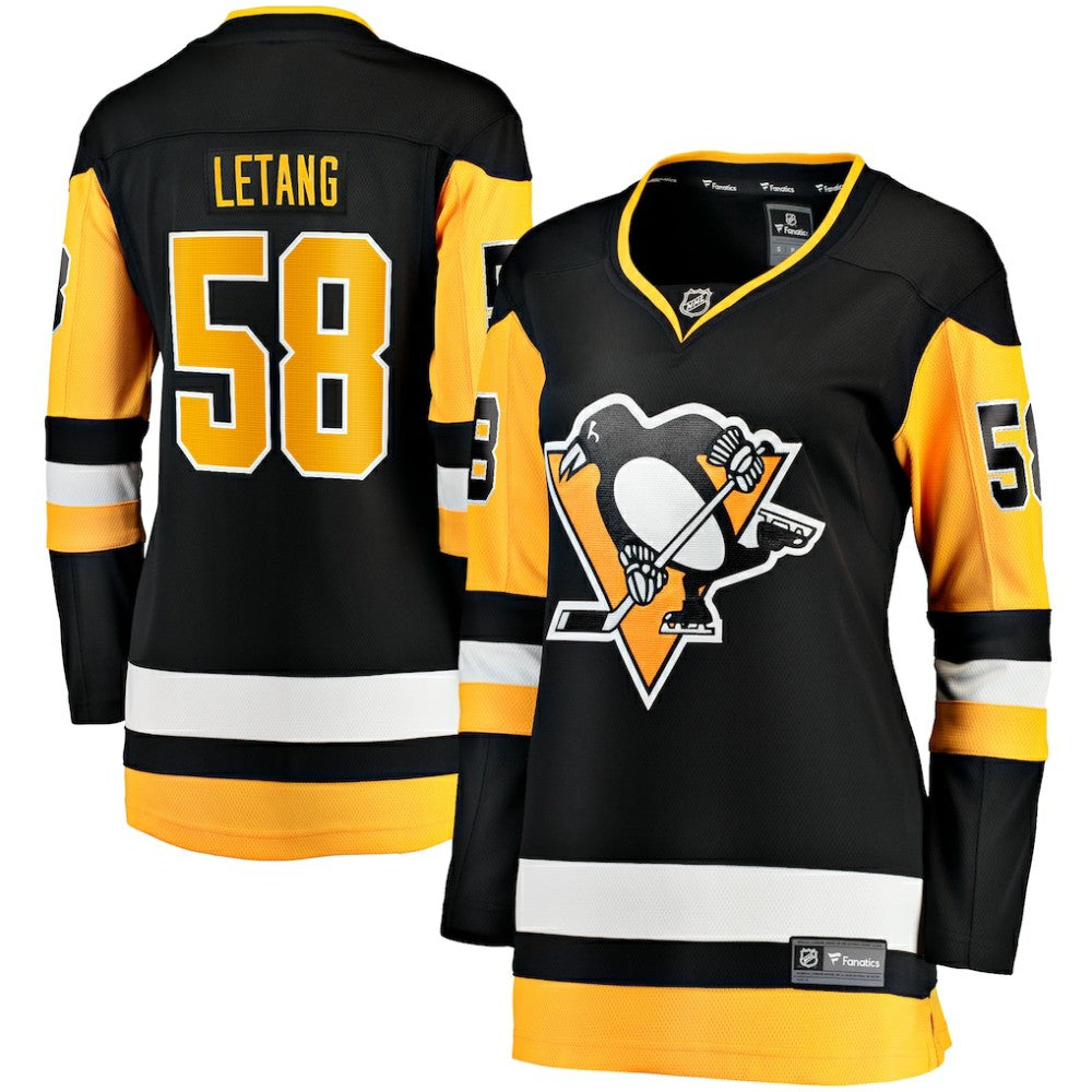 Kris Letang Pittsburgh Penguins Fanatics Women's Home Breakaway Player Jersey - Black | Fanatics on sale