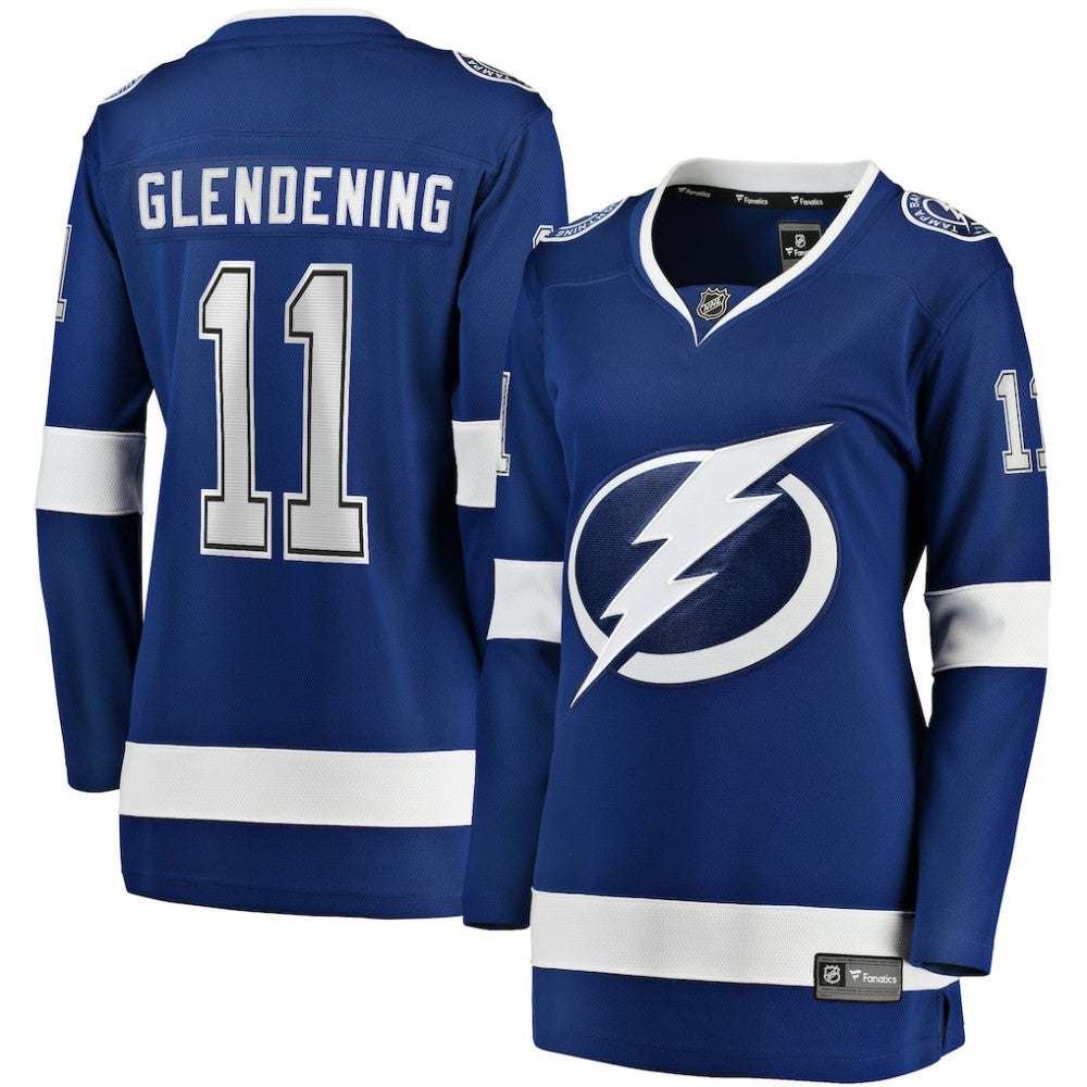 Luke Glendening Tampa Bay Lightning Fanatics Women's Home Breakaway Player Jersey - Blue | Fanatics online