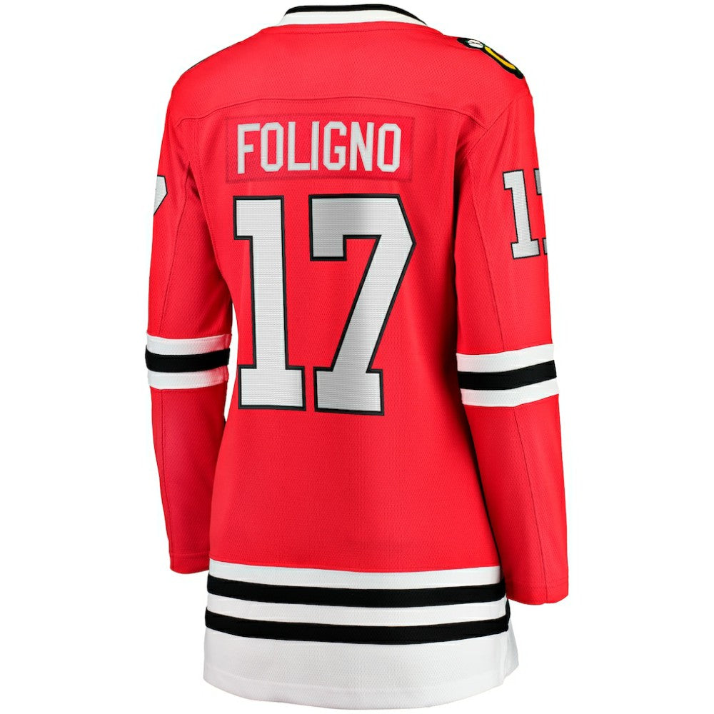 Nick Foligno Chicago Blackhawks Fanatics Women's Home Breakaway Player Jersey - Red | Fanatics on sale