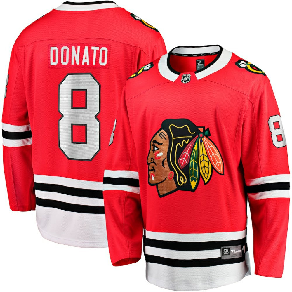Ryan Donato Chicago Blackhawks Fanatics Home Breakaway Jersey - Red | Fanatics Clearance