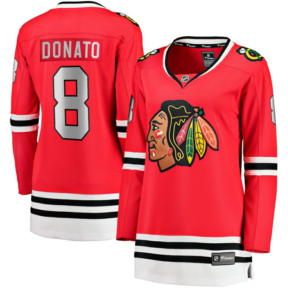 Ryan Donato Chicago Blackhawks Fanatics Women's Home Breakaway Player Jersey - Red | Fanatics discount
