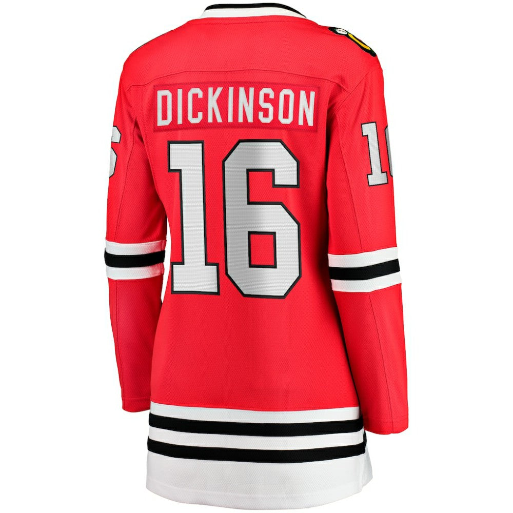 Jason Dickinson Chicago Blackhawks Fanatics Women's Home Breakaway Player Jersey - Red | Fanatics sale