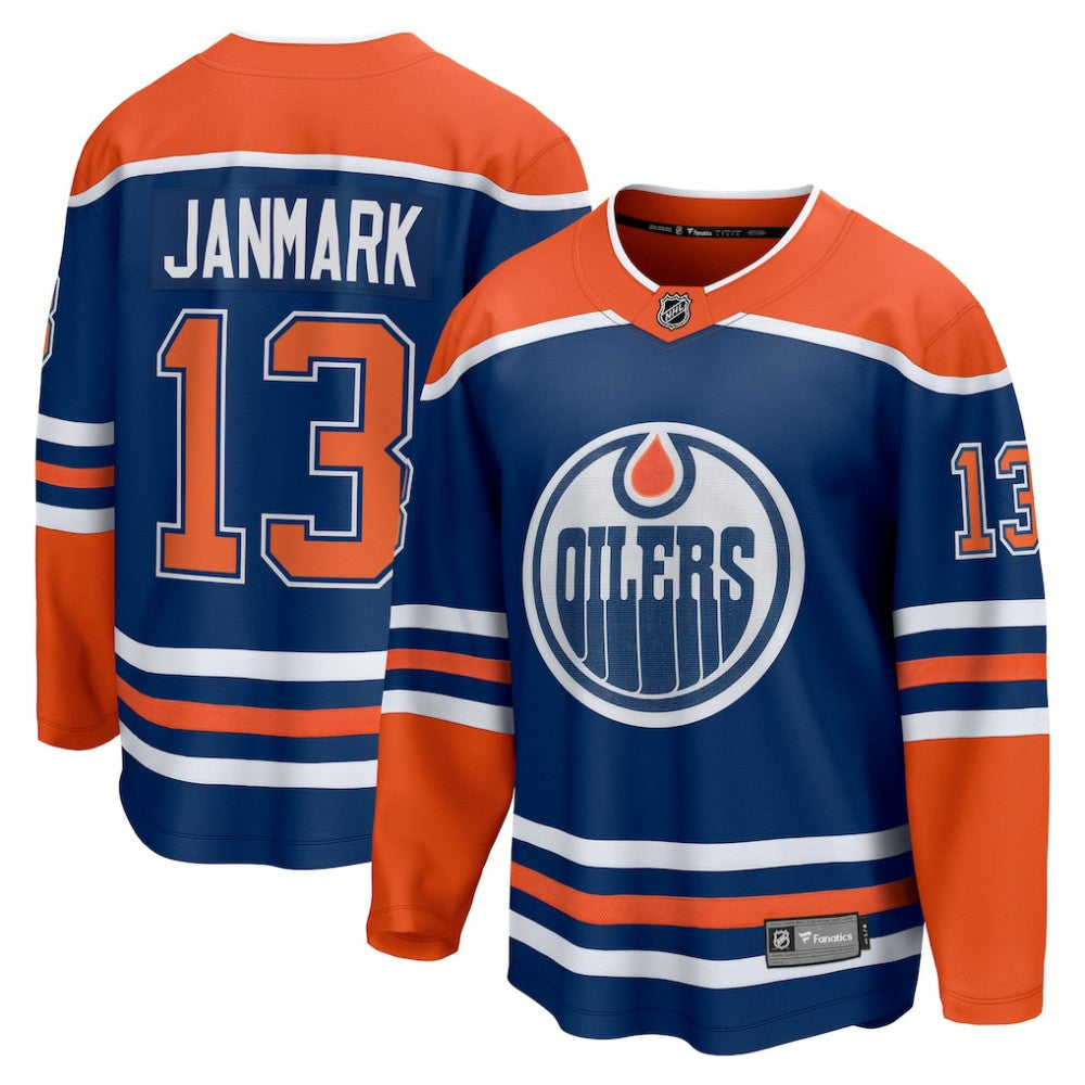 Mattias Janmark Edmonton Oilers Fanatics Home Breakaway Jersey - Royal | Fanatics near me